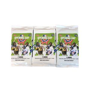 2021 Topps Opening Day Baseball MLB Cello Retail Packs (Qty: 3) Factory Sealed